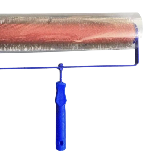 C006-LH Ru lô phá bọt tự san phẳng Guangmai 4 inch, răng cao 13mm (kèm khung)